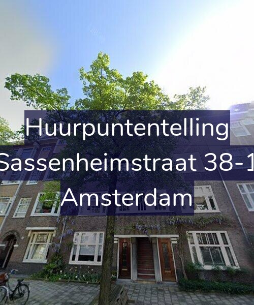 Foto gevel Huurpuntentelling voor Sassenheimstraat 38-1, Amsterdam
