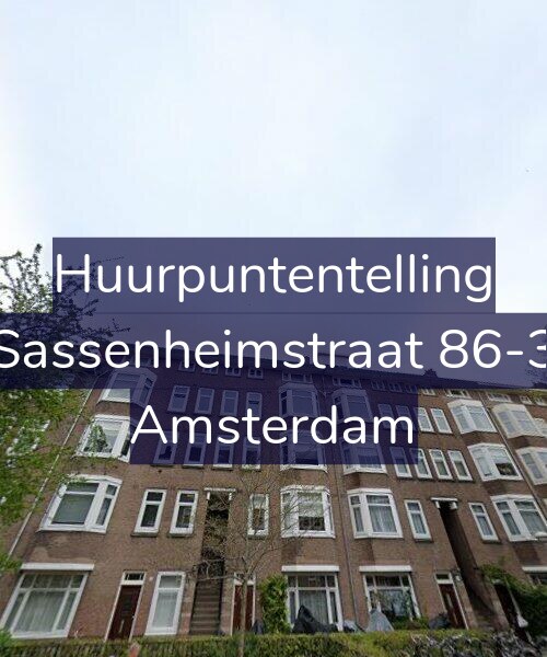 Foto gevel Huurpuntentelling voor Sassenheimstraat 86-3, Amsterdam