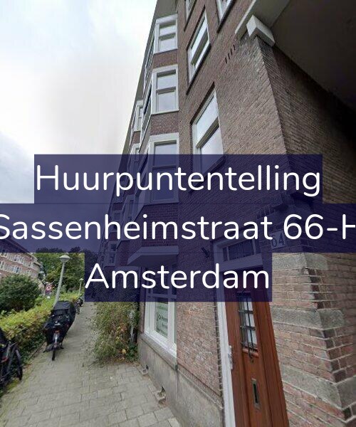 Foto gevel Huurpuntentelling voor Sassenheimstraat 66-H, Amsterdam