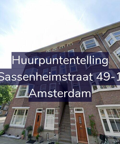 Foto gevel Huurpuntentelling voor Sassenheimstraat 49-1, Amsterdam