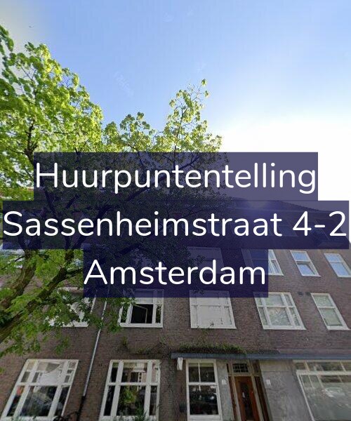 Foto gevel Huurpuntentelling voor Sassenheimstraat 4-2, Amsterdam
