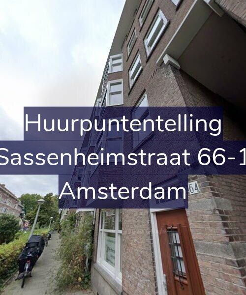 Foto gevel Huurpuntentelling voor Sassenheimstraat 66-1, Amsterdam