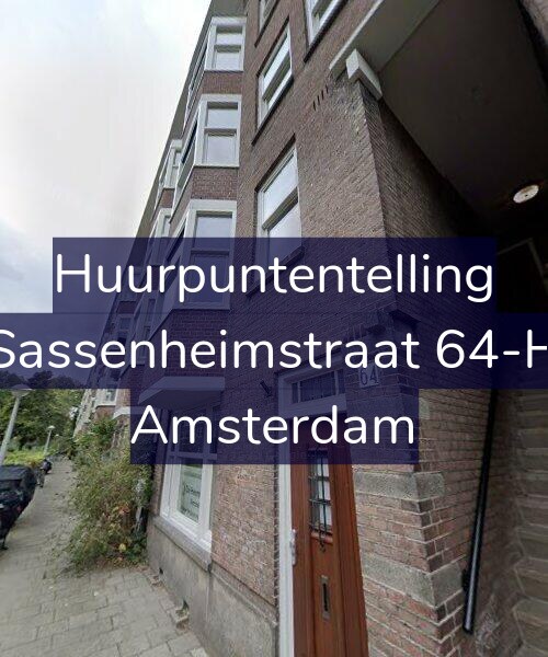Foto gevel Huurpuntentelling voor Sassenheimstraat 64-H, Amsterdam