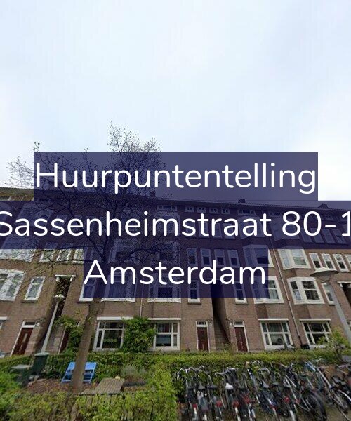 Foto gevel Huurpuntentelling voor Sassenheimstraat 80-1, Amsterdam