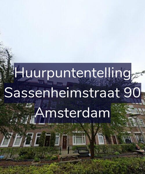Foto gevel Huurpuntentelling voor Sassenheimstraat 90, Amsterdam
