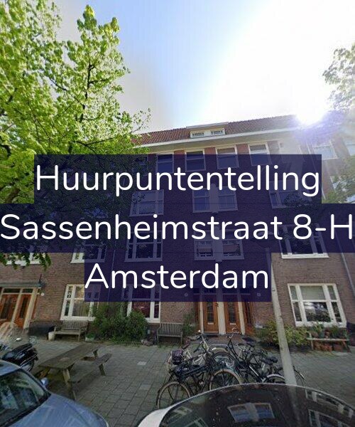 Foto gevel Huurpuntentelling voor Sassenheimstraat 8-H, Amsterdam