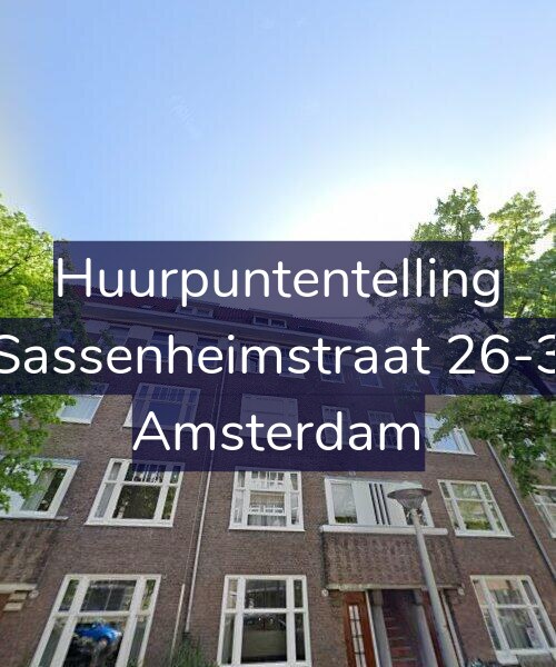 Foto gevel Huurpuntentelling voor Sassenheimstraat 26-3, Amsterdam