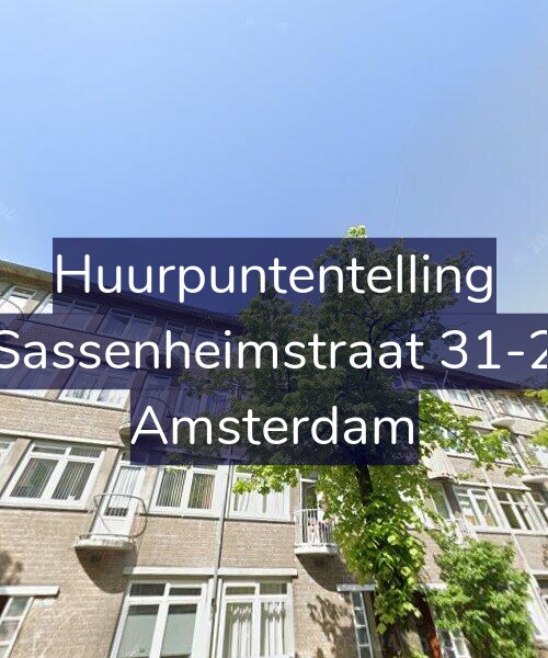 Foto gevel Huurpuntentelling voor Sassenheimstraat 31-2, Amsterdam