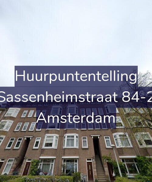 Foto gevel Huurpuntentelling voor Sassenheimstraat 84-2, Amsterdam