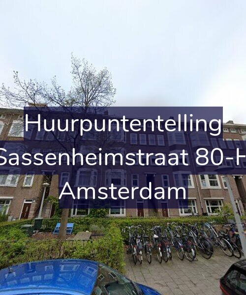 Foto gevel Huurpuntentelling voor Sassenheimstraat 80-H, Amsterdam