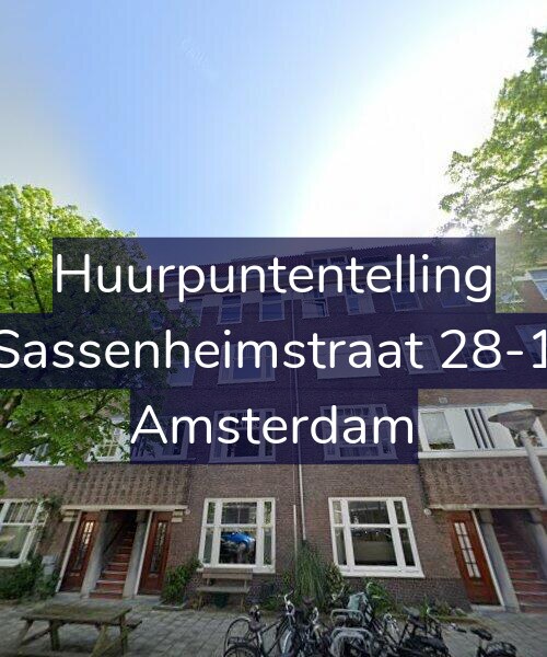 Foto gevel Huurpuntentelling voor Sassenheimstraat 28-1, Amsterdam