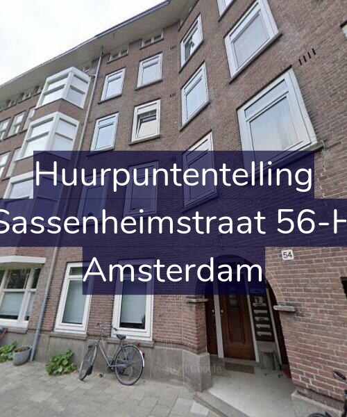 Foto gevel Huurpuntentelling voor Sassenheimstraat 56-H, Amsterdam