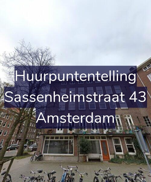 Foto gevel Huurpuntentelling voor Sassenheimstraat 43, Amsterdam