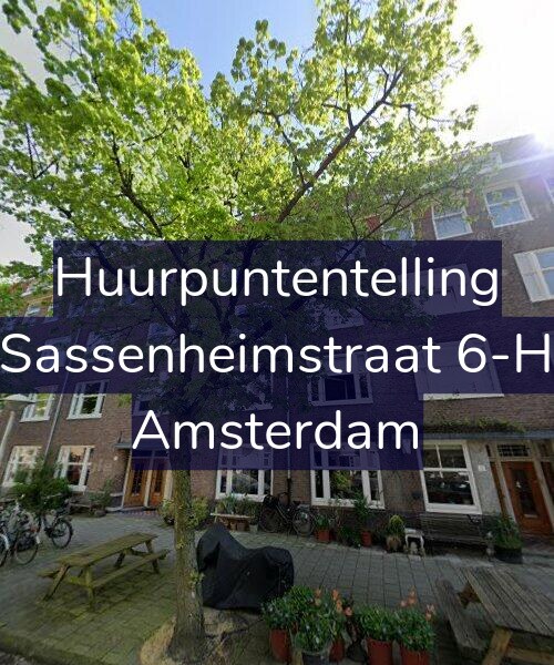 Foto gevel Huurpuntentelling voor Sassenheimstraat 6-H, Amsterdam