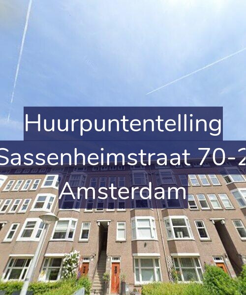 Foto gevel Huurpuntentelling voor Sassenheimstraat 70-2, Amsterdam