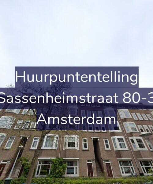 Foto gevel Huurpuntentelling voor Sassenheimstraat 80-3, Amsterdam