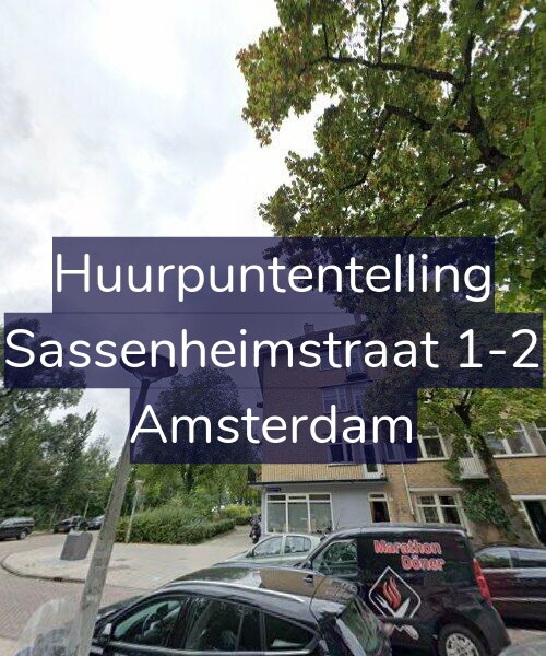 Foto gevel Huurpuntentelling voor Sassenheimstraat 1-2, Amsterdam