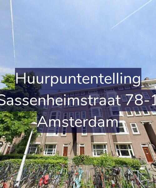 Foto gevel Huurpuntentelling voor Sassenheimstraat 78-1, Amsterdam