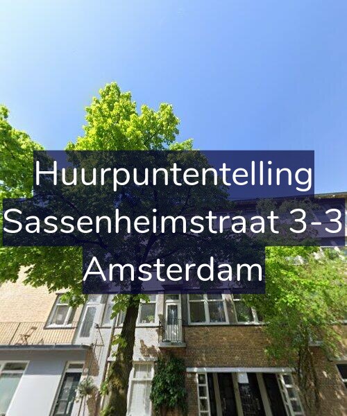 Foto gevel Huurpuntentelling voor Sassenheimstraat 3-3, Amsterdam