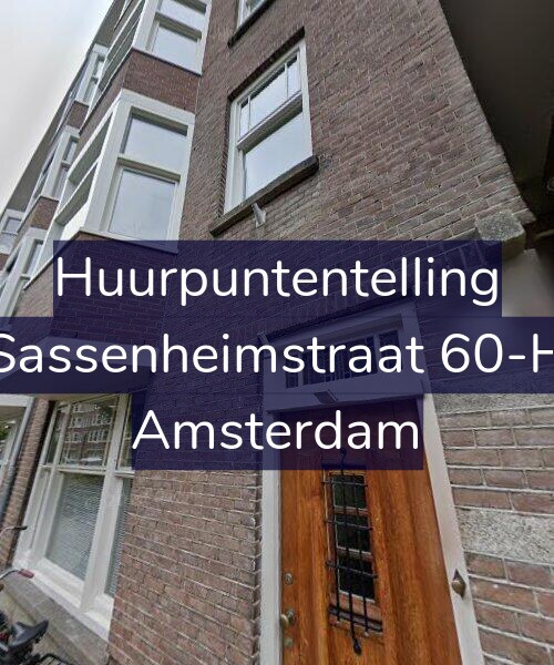Foto gevel Huurpuntentelling voor Sassenheimstraat 60-H, Amsterdam