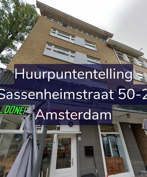 Foto gevel Huurpuntentelling voor Sassenheimstraat 50-2, Amsterdam