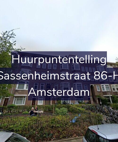Foto gevel Huurpuntentelling voor Sassenheimstraat 86-H, Amsterdam