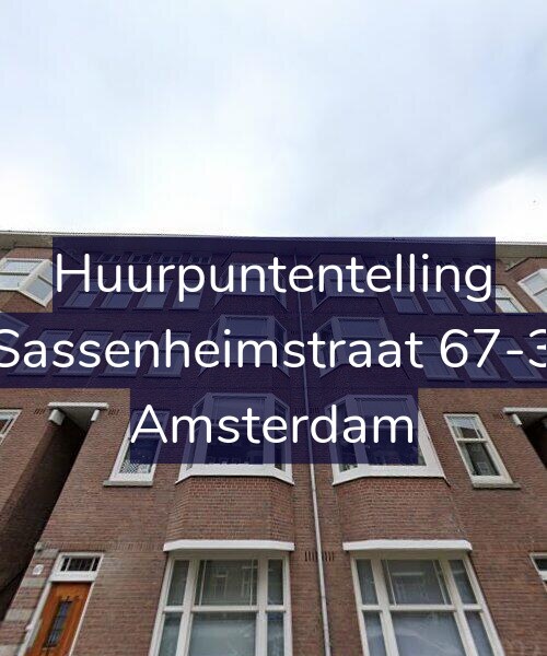 Foto gevel Huurpuntentelling voor Sassenheimstraat 67-3, Amsterdam