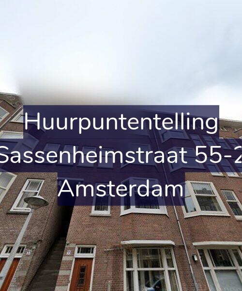 Foto gevel Huurpuntentelling voor Sassenheimstraat 55-2, Amsterdam