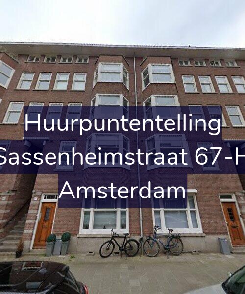 Foto gevel Huurpuntentelling voor Sassenheimstraat 67-H, Amsterdam