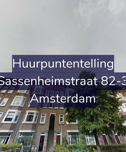 Foto gevel Huurpuntentelling voor Sassenheimstraat 82-3, Amsterdam