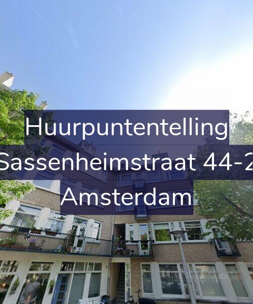 Foto gevel Huurpuntentelling voor Sassenheimstraat 44-2, Amsterdam