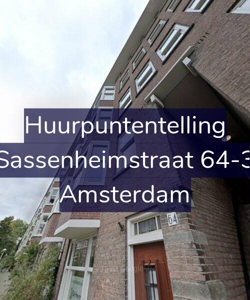 Foto gevel Huurpuntentelling voor Sassenheimstraat 64-3, Amsterdam