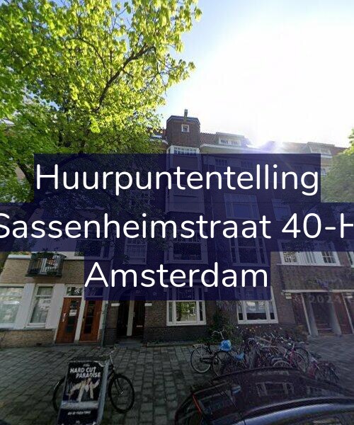Foto gevel Huurpuntentelling voor Sassenheimstraat 40-H, Amsterdam