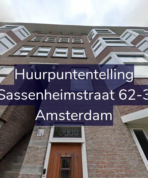 Foto gevel Huurpuntentelling voor Sassenheimstraat 62-3, Amsterdam