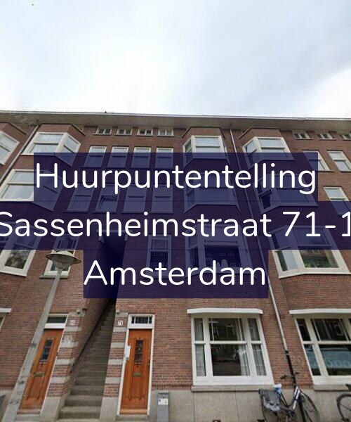 Foto gevel Huurpuntentelling voor Sassenheimstraat 71-1, Amsterdam
