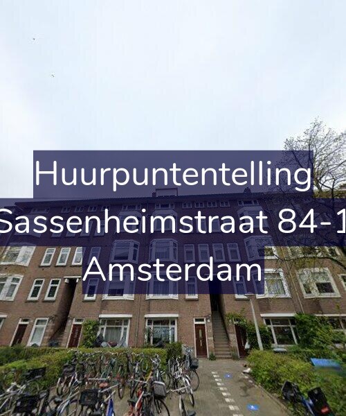 Foto gevel Huurpuntentelling voor Sassenheimstraat 84-1, Amsterdam