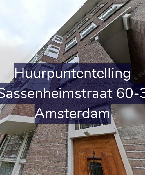 Foto gevel Huurpuntentelling voor Sassenheimstraat 60-3, Amsterdam