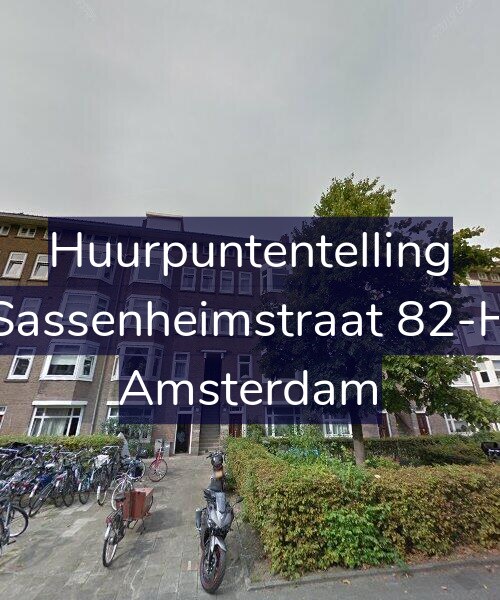 Foto gevel Huurpuntentelling voor Sassenheimstraat 82-H, Amsterdam
