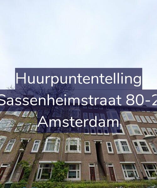 Foto gevel Huurpuntentelling voor Sassenheimstraat 80-2, Amsterdam