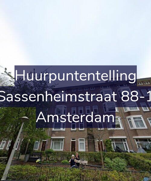 Foto gevel Huurpuntentelling voor Sassenheimstraat 88-1, Amsterdam