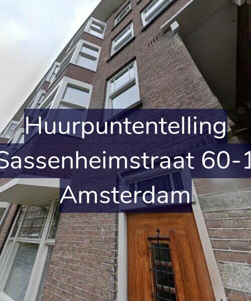 Foto gevel Huurpuntentelling voor Sassenheimstraat 60-1, Amsterdam