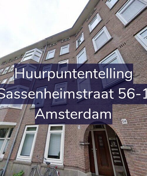 Foto gevel Huurpuntentelling voor Sassenheimstraat 56-1, Amsterdam