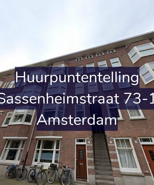 Foto gevel Huurpuntentelling voor Sassenheimstraat 73-1, Amsterdam