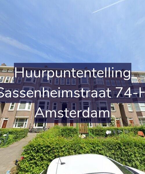 Foto gevel Huurpuntentelling voor Sassenheimstraat 74-H, Amsterdam