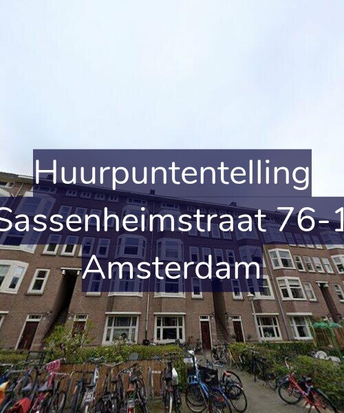 Foto gevel Huurpuntentelling voor Sassenheimstraat 76-1, Amsterdam