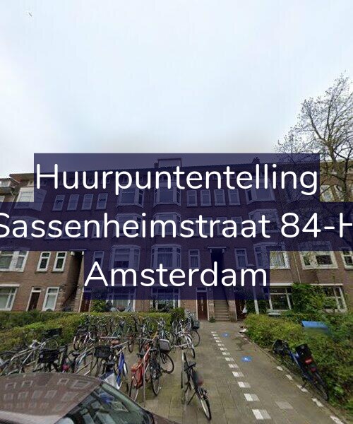 Foto gevel Huurpuntentelling voor Sassenheimstraat 84-H, Amsterdam