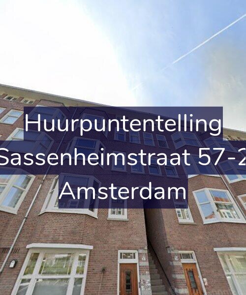 Foto gevel Huurpuntentelling voor Sassenheimstraat 57-2, Amsterdam