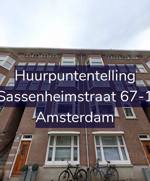 Foto gevel Huurpuntentelling voor Sassenheimstraat 67-1, Amsterdam