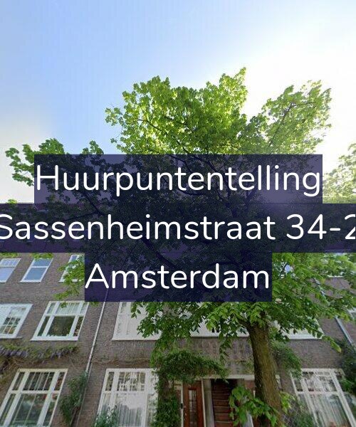 Foto gevel Huurpuntentelling voor Sassenheimstraat 34-2, Amsterdam