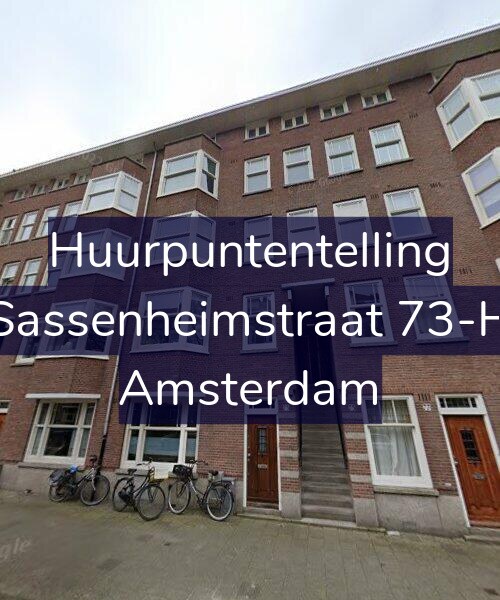 Foto gevel Huurpuntentelling voor Sassenheimstraat 73-H, Amsterdam
